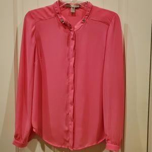 Forever 21 Bubble Gum Pink Blouse SZ S